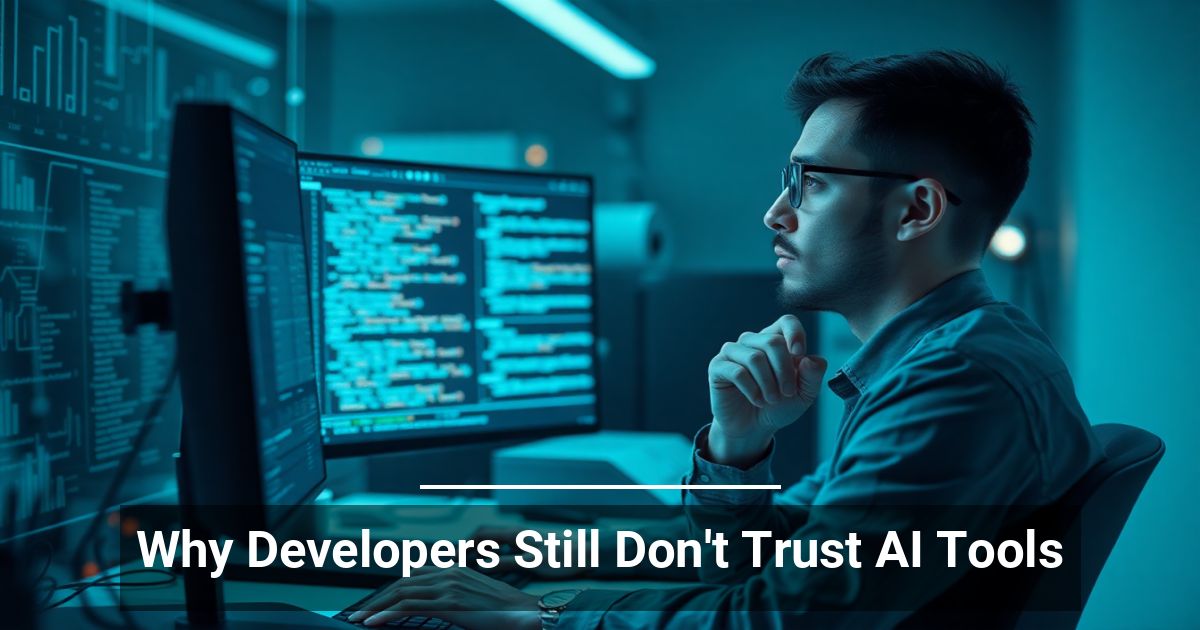 Why Developers Still Don’t Trust AI Tools